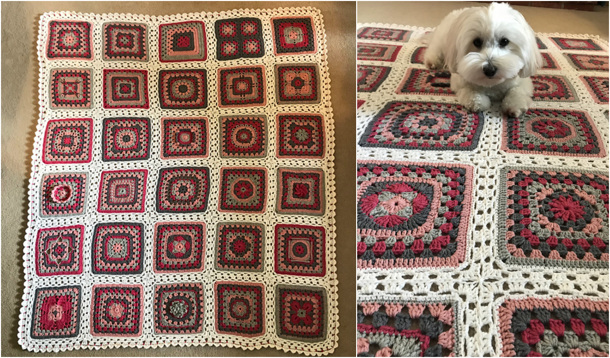 30 Block Afghan CAL Free Crochet Pattern