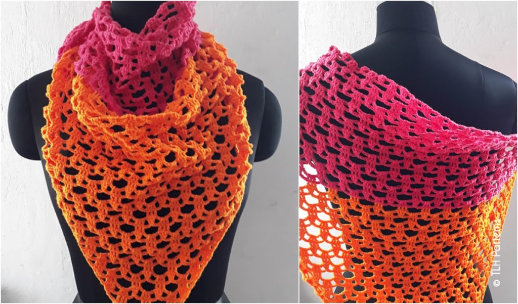 Crochet Triangle Shawl - Free Pattern