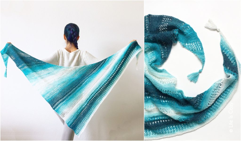 Free Crochet Stormy Waters Shawl Pattern