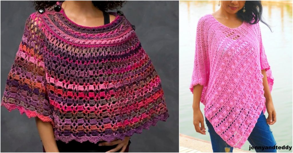 Summer Crochet Ponchos Patterns To Try For Free