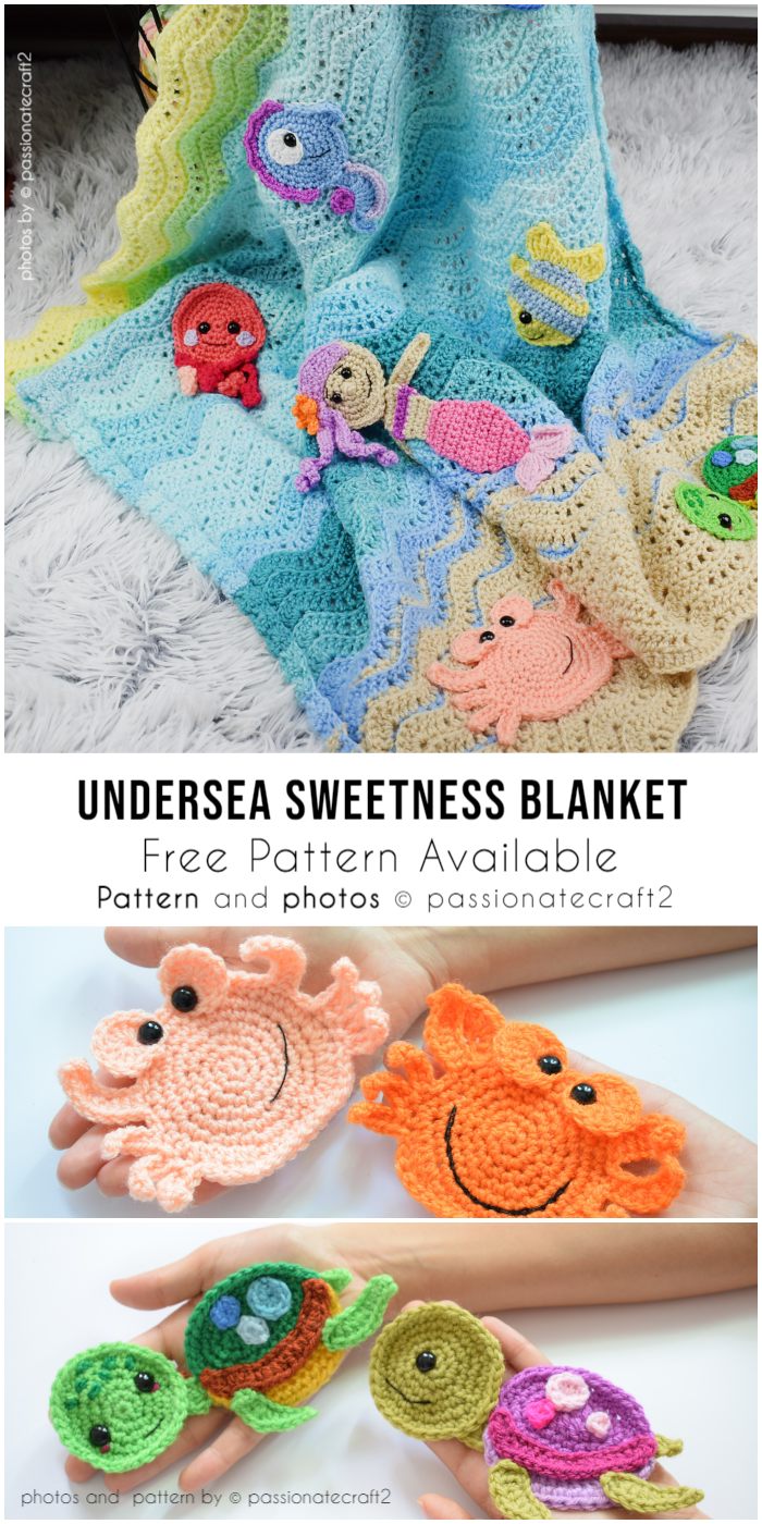 Crochet Undersea Sweetness Blanket by passionatecraft2